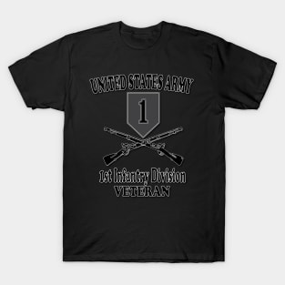 1st Infantry Division- Veteran T-Shirt